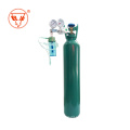 Manometer gas regulator with oxygen cylinder in factory
